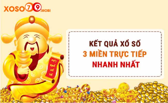 Thông tin nhận thưởng xổ số kiến thiết 3 miền chiều nay